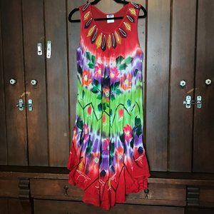 Colorful Floral Summer Dress